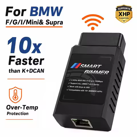 Wifi Enet Adapter for Mhd/Bimmercode/Bimmerlink Obd2 Adapter for Bmw F/G/I/Mini Series Enet Wifi Cod