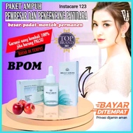 paket pengencang dan pembesar payudara yg cepat instacare bpom ori breast serum dan sabun bigsaze so