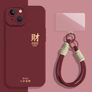 Lucky Fa Cai Cases + Lanyard For Samsung Galaxy J6 Plus J4 Plus J2 Prime A7 2018 A750 A91 A81 M80s M