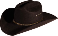 Western Cowboy & Cowgirl Hat Pinch Front Wide Brim Style