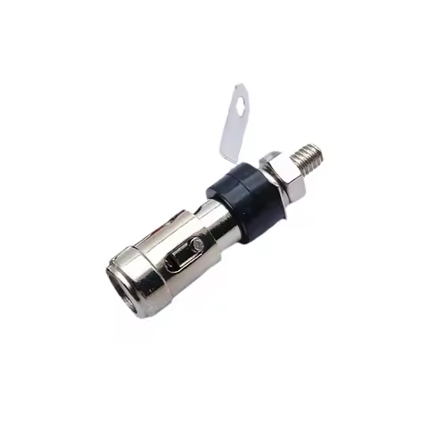 Nickel Plated 33/40mm Spring Terminal Block, Press Type Self-locking Terminal Block, Speaker Amplifi