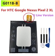 แบตเตอรี่อะไหล่ G011B-B สำหรับ HTC Google Nexus Pixel 2 XL 2XL พิกเซล (G011B-B) แบตเตอรี่ bateria + 