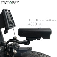 TWTOPSE 1000 Lumen Bike Light with Mount Bracket For Brompton Folding Bicycle 3SIXTY PIKES Dahon Crius