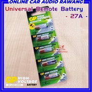 GP Alkaline Battery 12V 27A / Car Remote Battery - 1Pcs / 5 Pcs