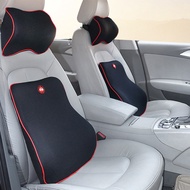Memory Foam Car Seat Pillow Car Neck Pillow Protective Lumbar Back Support Breathable Car Headrest