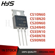 10PCS CS90N08 CS48N78 CS18N20 CS35N10 CS20N60 CS10N60 CS24N40 TO-220 MOSFET In Stock mos in stock ch