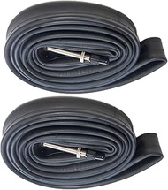 2 Pack 28 Inch/700 Bicycle Tube, 700x25C-32C Race Tube, 48 mm Presta Valves, Compatible with 700x25C