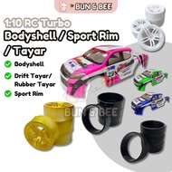Aceessories TURBO 4WD RC Car DRIFT DMAXx 1:10 rc turbo dmax body shell rc dmax sport rim drift rubbe