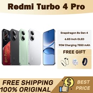 Xiaomi Redmi Turbo 4 Pro Snapdragon 8s Gen 4 7550 mAh 90W Fast Charging120Hz OLED 6.83 inch Dual SIM