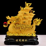 Dragon Ship Boat Statue Dragon Statue