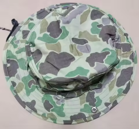 USMC Duck Camouflage Jungle Boonie Hat Man Green Cap