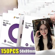 58x89mm 64x88mm Card Sleeves HD Transparent Idol Card Protector Postcards Films Waterproof idol Albu