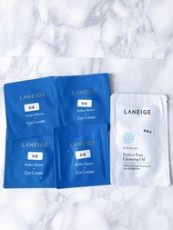 Laneige eye cream 眼霜 cleaning oil 潔膚油