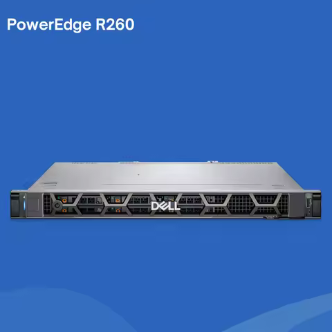 High Performance Dell PowerEdge R260 Server 4th Gen Xeon Scalable 4TB DDR5 RAM 16TB NVMe Storage 100