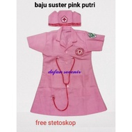 Pink nurse uniform + accessories