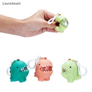 【Louisheart】 Cartoon Dinosaur Squeeze Bubble Monster Stress Relief Toy Keychain Squeeze Pinch Ball Squishy Toy Hot