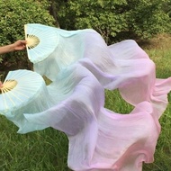 Classic Dance Fan Long Silk Fan Dance Fan