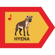 Team Flag Hyena Pentagonal PatternPRAMUKA