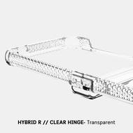 ITSKINS HYBRID R // HINGE CLEAR Compatible with Magnet® เคส สำหรับ Samsung Galaxy Z Flip6 5G