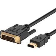 AMAZON's CHOICE #Rankie HDMI to DVI Cable, CL3 Rated High Speed Bi-Directional 1.8M (6 Feet)