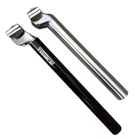 BMX Bicycle Seatpost 26.4 27.2 28.6 30.0 30.9mm Aluminum Alloy 300/350mm Seat Post Length Double Tra