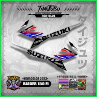 ✲ ◸ RAIDER 150 Fi DECALS ( NEW COLOR 2023 )【ThaijutsuStickers】