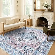 Washable Area Rug. Modern Farmhouse. Vintage. Turkish. Bohemian. Distressed. Oriental. Traditional. 