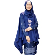 [ 20 COLOUR ] CAPE PERMAISURI | QUEEN CHIFFON