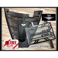 Y16ZR PVC ENGINE COVER ALLOY COOLANT COVER / YAMAHA Y16 ENGINE COVER +FREE TINTED 1PCS