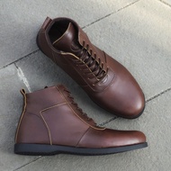 Maintis Brown chukka boots Brown Genuine Leather Men