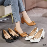 Kr High Heels 1967 Heels 6cm Leather Women's High Heels Fashion Leather