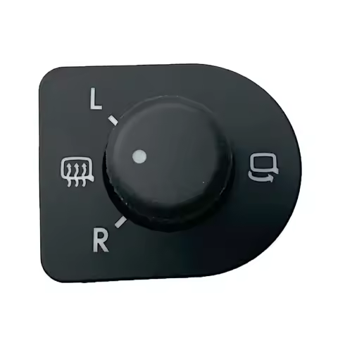 New Power Heated Folding Adjust Mirror Switch Knob For VW Golf 4 GTI R32 Passat B5 Jetta A4 mk4 Bora