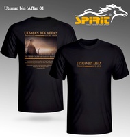 Kaos UTSMAN BIN AFFAN Baju Dakwah Santri Muslim Islami Sahabat Nabi DTF