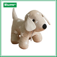 Animal-shaped Door Stopper Decorative Door Stopper Cute Fabric Dog Door Stopper for Home and Office 
