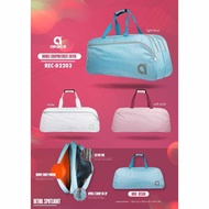 Apacs Bag Double Zip D2203 With Silver Foil Extra Protection Badminton Racket Bag Original 100%