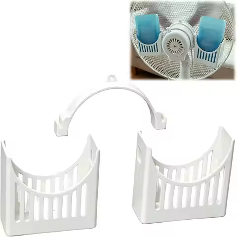 Electric Fan Ice Pack Holder, Floor Fan Ice Box Holder, Fan Ice Box Cooling Accessory, Simple Cold A