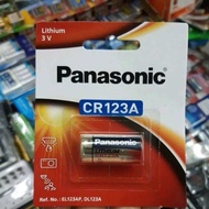 ถ่าน Panasonic CR123A, CR123, CR17345 Lithium 3V 1ก้อน ของใหม่ ของแท้