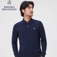 Brooks Brothers Original Men Long Sleeve Polo Shirt Business Casual Men Long Sleeve Embroidered Lela