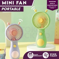 Hand Mini Fan Portable Table USB Rechargeable Battery Cooling Small Kipas
