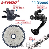 LTWOO A9 1X11 Speed Groupset A9 11S Right Shift lever A9 Rear Derailleur LTWOO 11V Cassette 36T 40T 42T KMC X11 11S Chain
