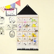 Hanging Storage Bags,Advent-Calendar,Fabric Advent-Calendar with 24 Pockets,for Children Storage Cho
