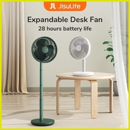 ❂ ﹊ ◱ JISULIFE Table Fan Life7 Rechargeable Table Fan 8000mAh Battery Strong Wind