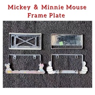 Mickey &amp; Minnie Mouse Frame Plate ( Disney ) / Car Number Plat / Papan Nombor Kereta