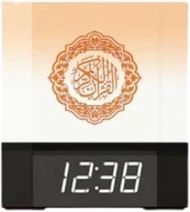 Azan Clock Round Touch Lamp Quran Speaker with LED Time Display App Control and Remote Control (Squa
