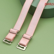 DARON Bra Shoulder Straps, Solid Color Anti-slip Buckle Belt Stainless Steel Bra Straps, Elastic Bra Accessories Double-Shoulder Adjustable Underwear Shoulder Strap Lady