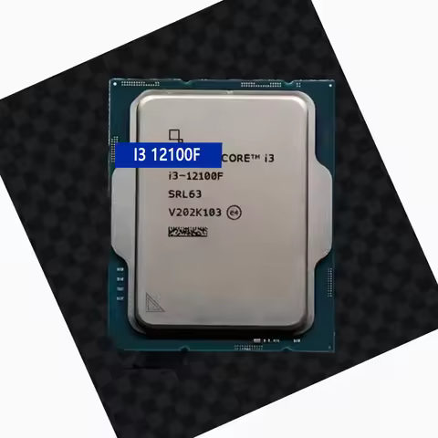 Intel Core i3 12100F 3.3 GHz 4-core 8-thread CPU processor L3 = 12M 58W LGA 1700 No Fan