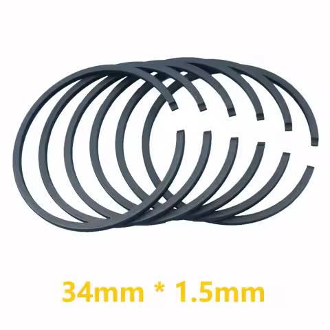 6pcs 34mm x 1.5mm Piston Ring Fit STIHL FS45 FC55 FS75 FS80 FS85 FH75 HL45 KM55 BG45 BG46 BG55 BG65 