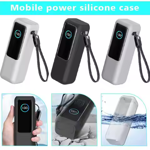For Anker Zolo 165W Mobile Power Silicone Protective Case Anti-drop Anti-scratch Anti-fouling All-in