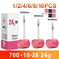 Ridenow superlight 24g TPU Tube 700x18-28c Road Bike Inner Tire 45mm/65mm/85mm 700c Super Light Inne