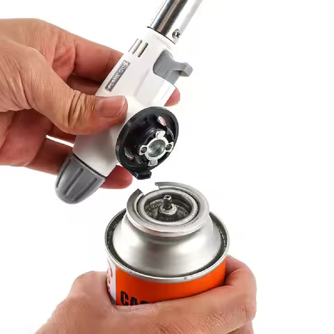 Handy Flame Gun Welding Gas Burner Flame Gas Torch Flame Gun Blow for BBQ Camping Cooking camping eq